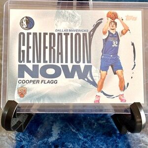 Cooper Flagg Basketball Card Rookie Topps